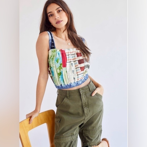 ANTHROPOLOGIE CRAFTED CROP TOP - Picture 3 of 8